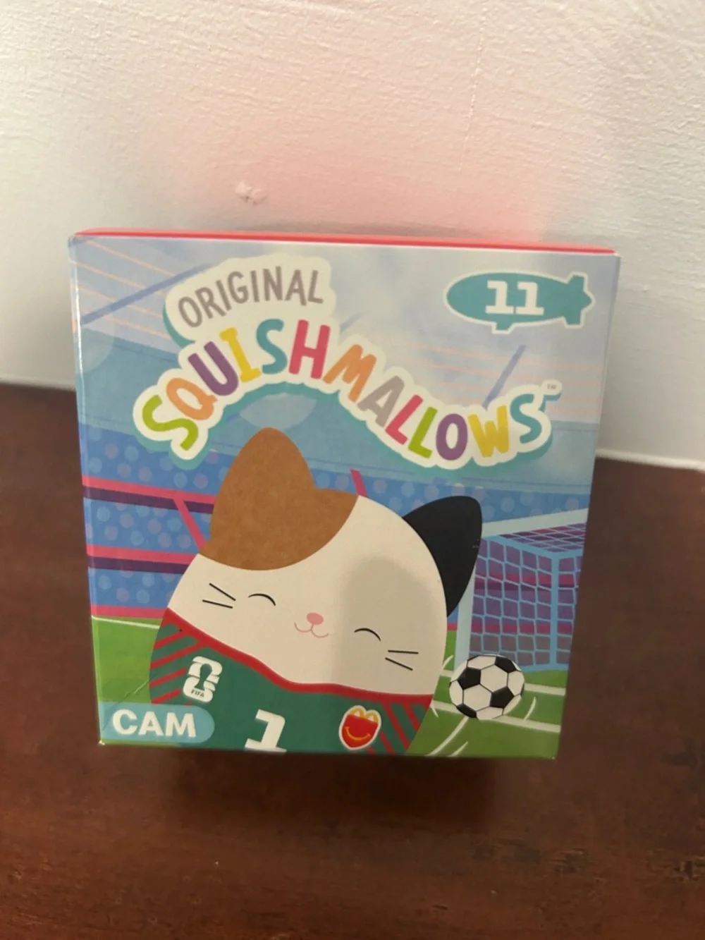 McDonald’s Squishmallows FIFA World Cup 2026 Plush Toy #11 CAM the Cat